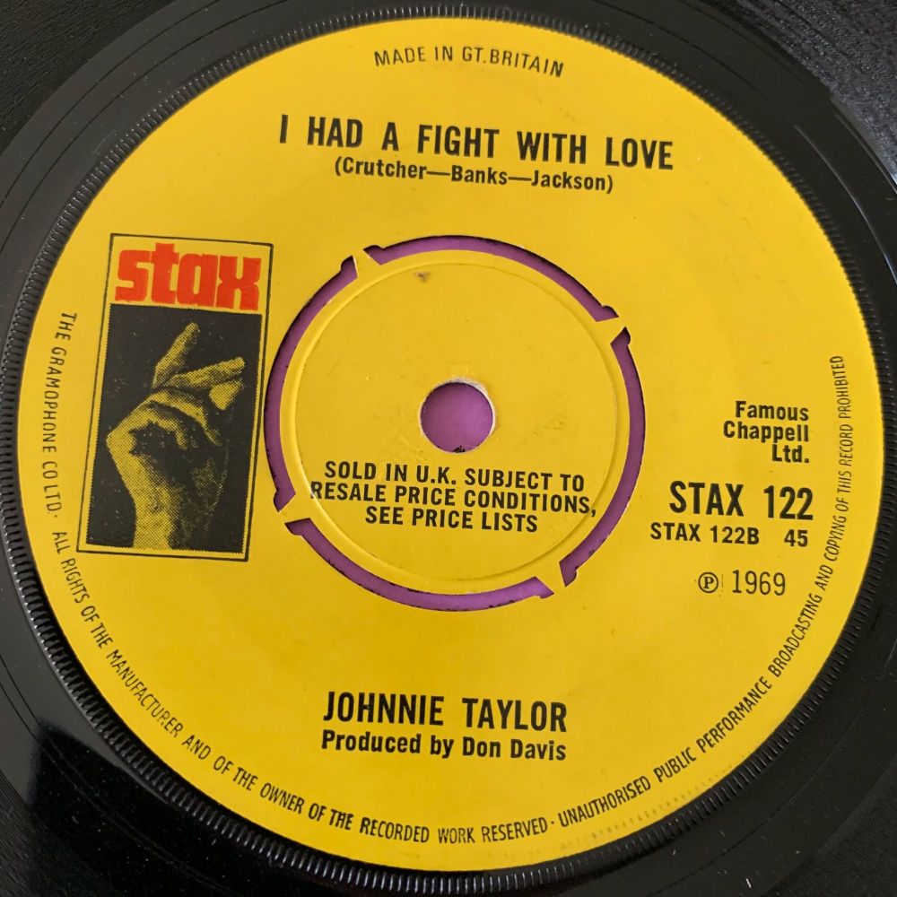 Johnnie Taylor-I had a fight with love-UK Stax E+