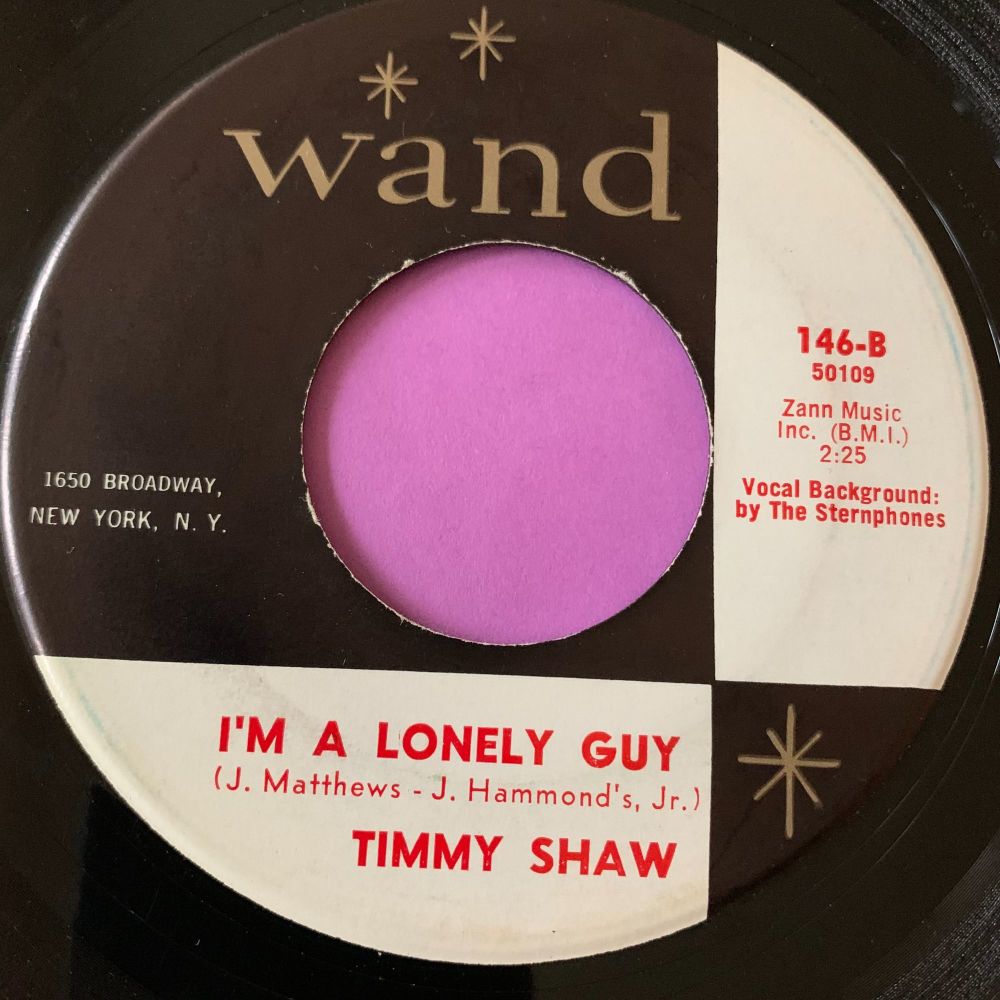 Timmy Shaw-I'm a lonely man-Wand E+
