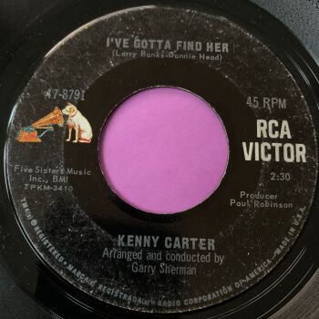 Kenny Carter-I've gotta find her-RCA E