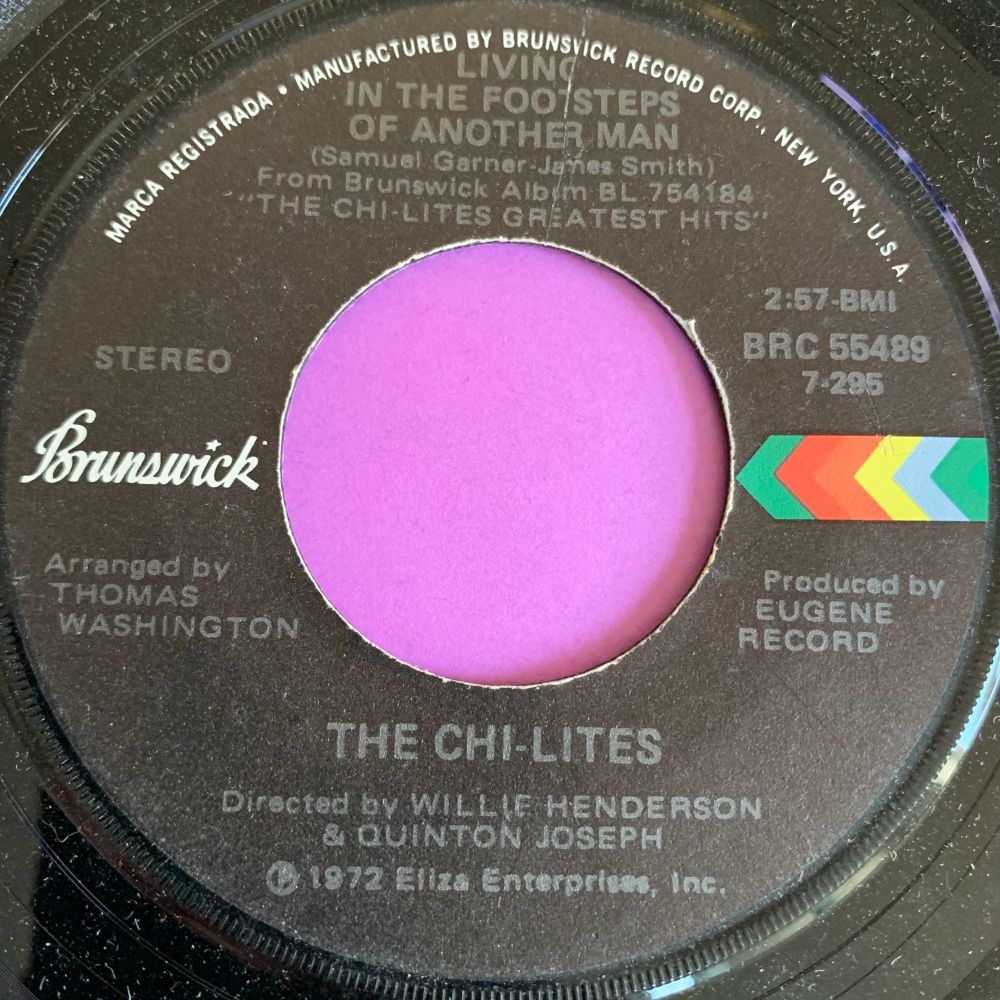 Chi-Lites-Living in the footsteps-Brunswick E+
