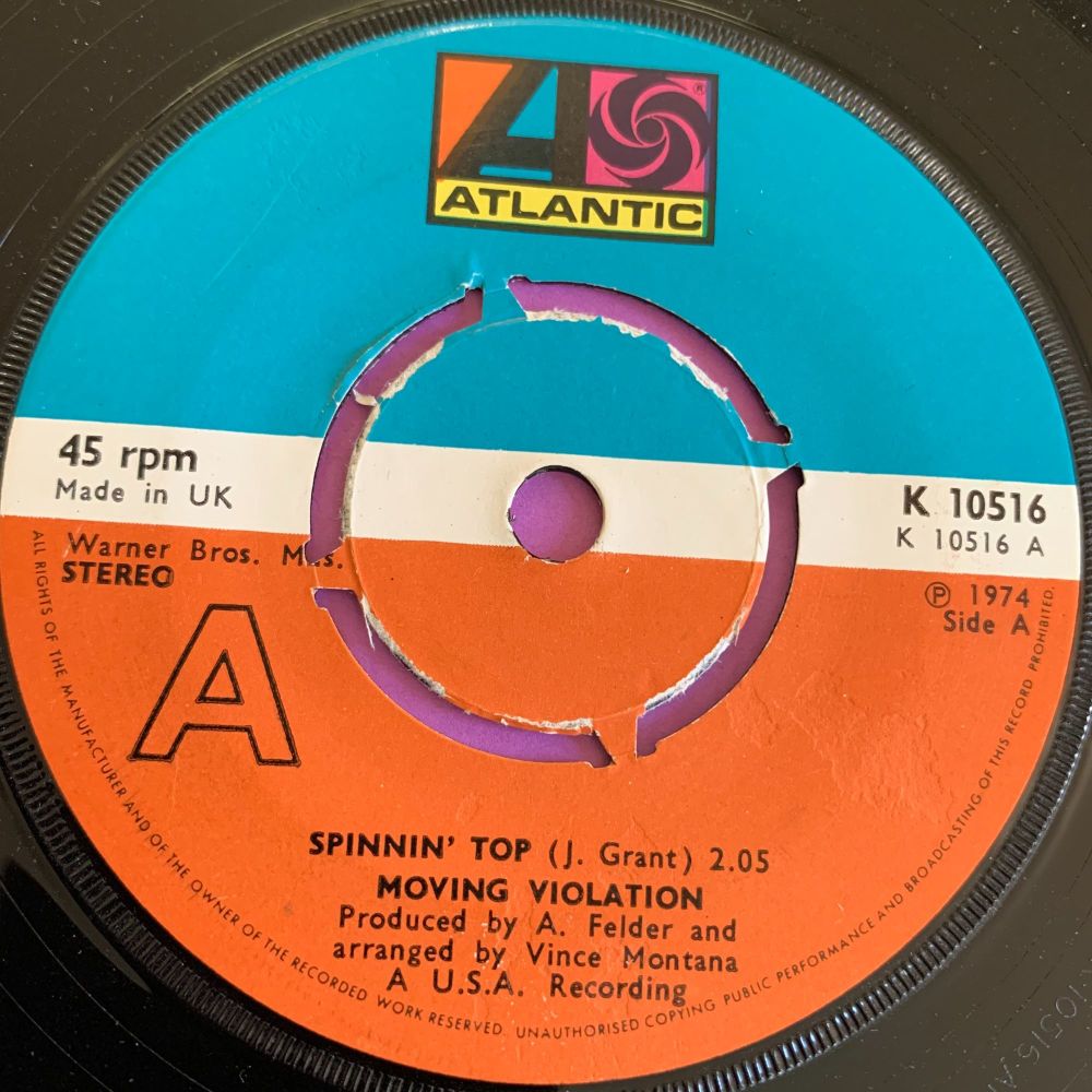 Moving Violation-Spinnin' top-UK Atlantic E+