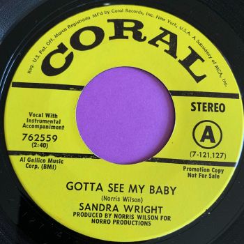 Sandra Wright-Gotta see my baby-Coral E+