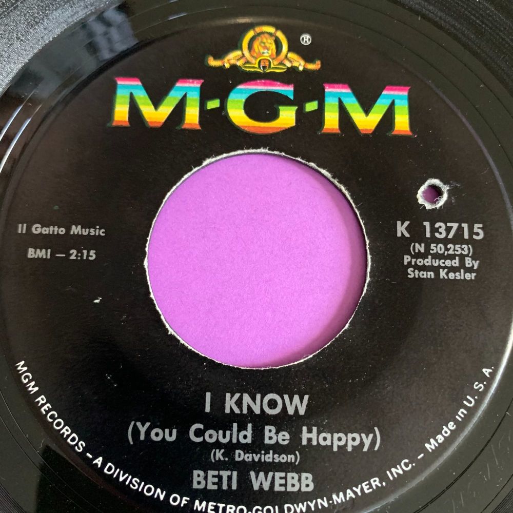 Beti Webb-I know-MGM E