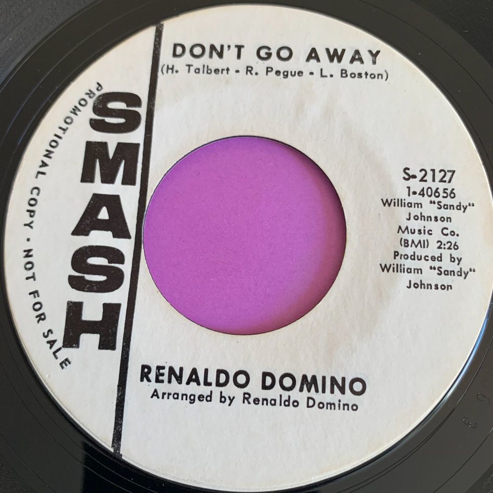 Renaldo Domino-Don't go away-Smash WD E
