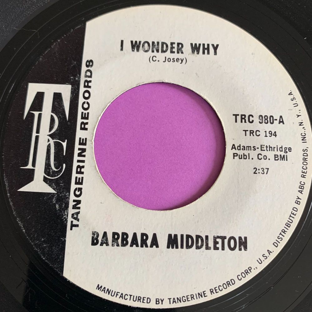 Barbara Middleton-I wonder why-TRC WD E+