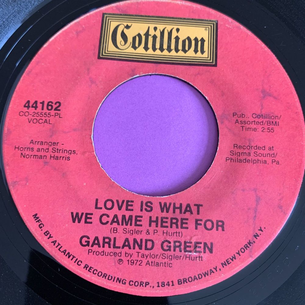 Garland Green-Love is what we came here for-Cotillion E