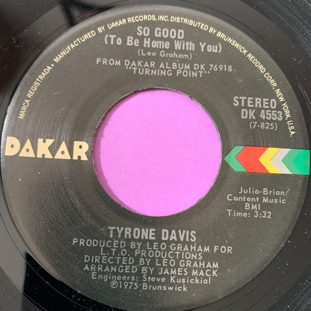Tyrone Davis-So good-Dakar M-