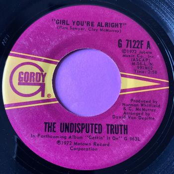 Undisputed Truth-Girl you're alright-Gordy E+