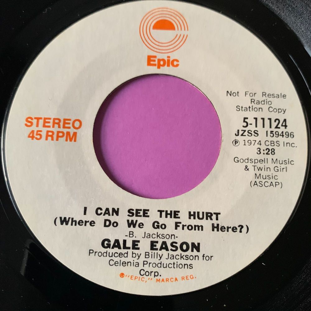 Gale Eason-I can see the hurt-Epic WD E+