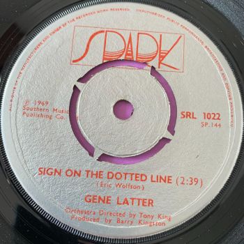 Gene Latter-Sign on the dotted line-UK Spark E+