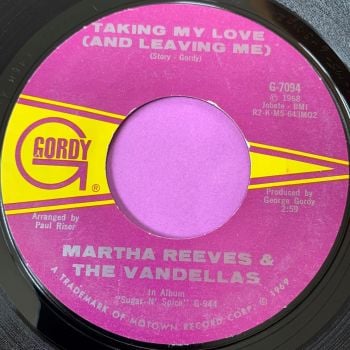 Martha Reeves-Taking my love and leaving me-Gordy E