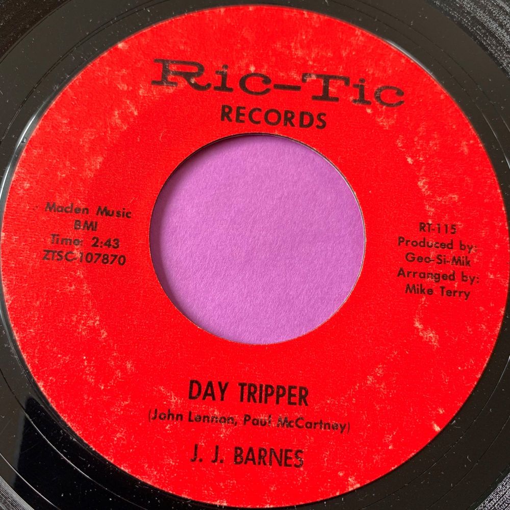 J.J Barnes-Day tripper/ Don't bring me bad news-Ric-Tic E+