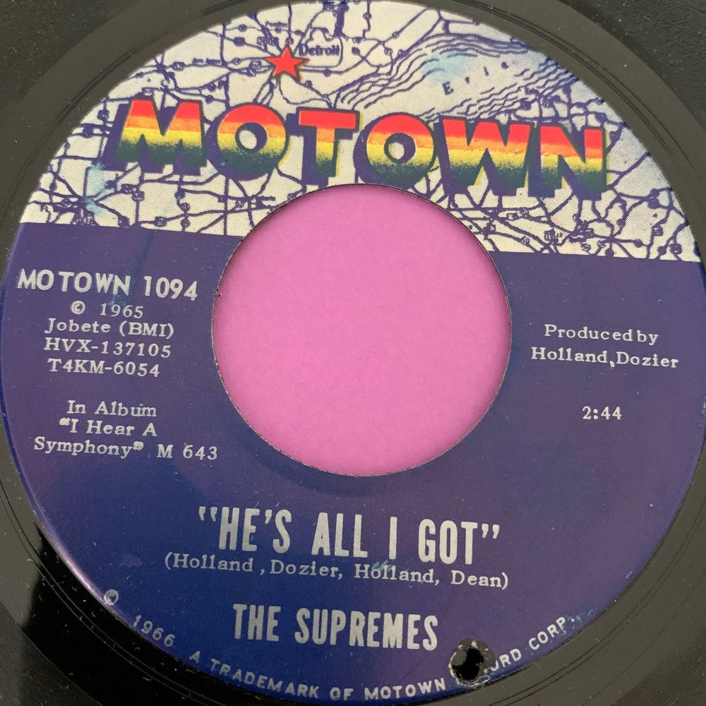 Supremes-He's all I got-Motown E+