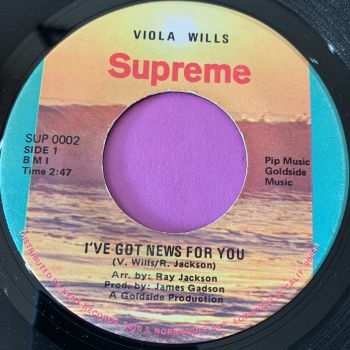 Viola Wills-I've got news for you-Supreme E+
