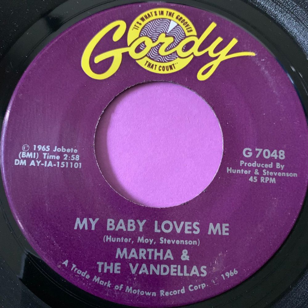 Martha Reeves-My baby loves me-Gordy M-