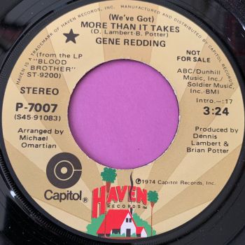 Gene Redding-More than it takes-Haven E+