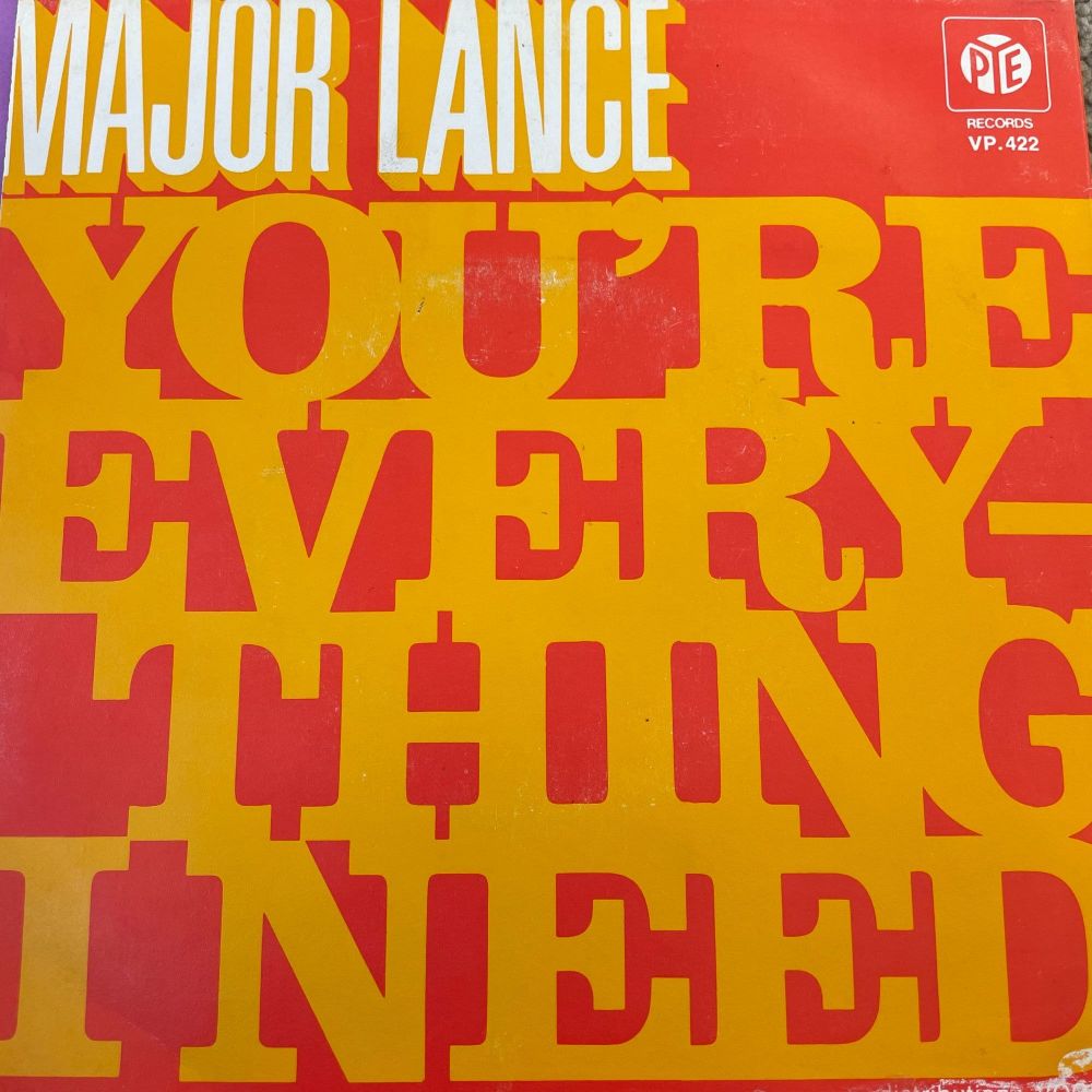 Major Lance-You're everything I need-Belgium PS E+