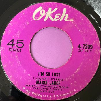 Major Lance-I.m so lost-Okeh vg+