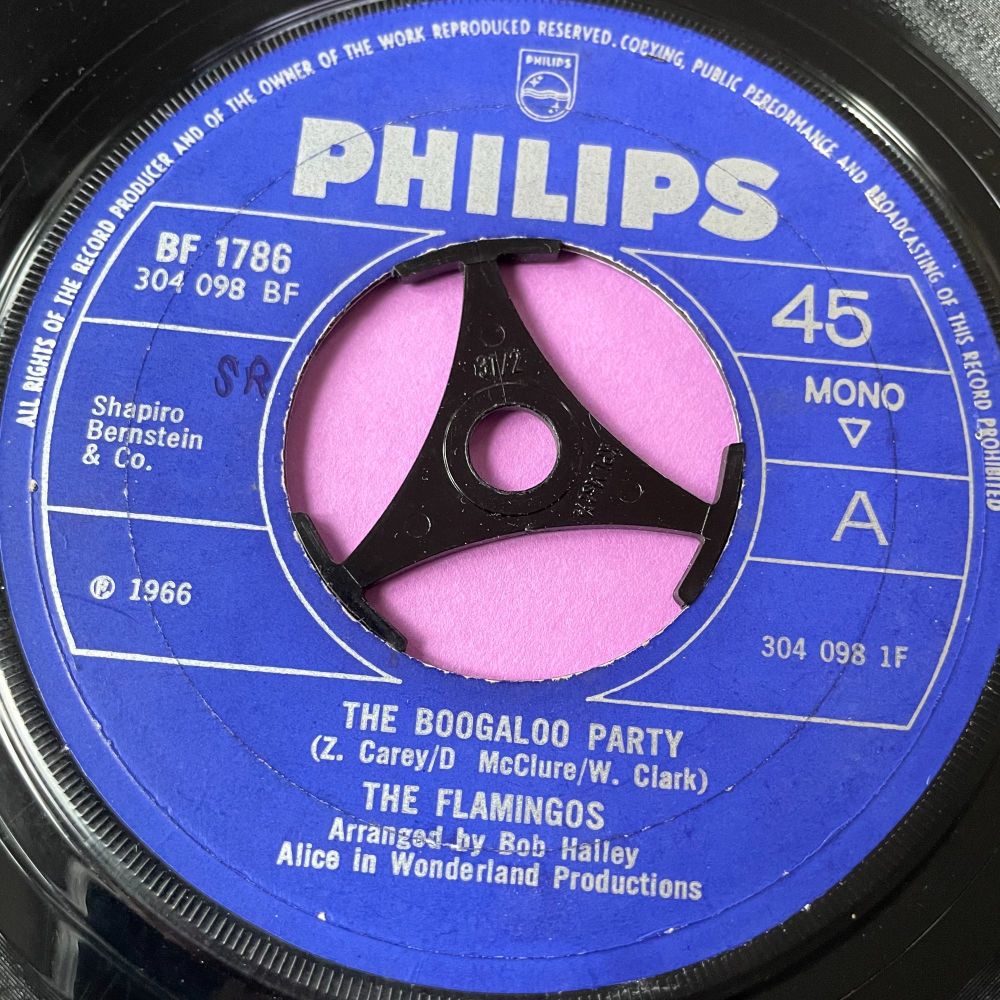 Flamingos-The boogaloo party-UK Philips E wol E+