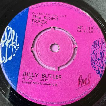 Billy Butler-The Right track-UK Soul City wol E