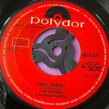 Duprees-Check yourself-UK Polydor vg+