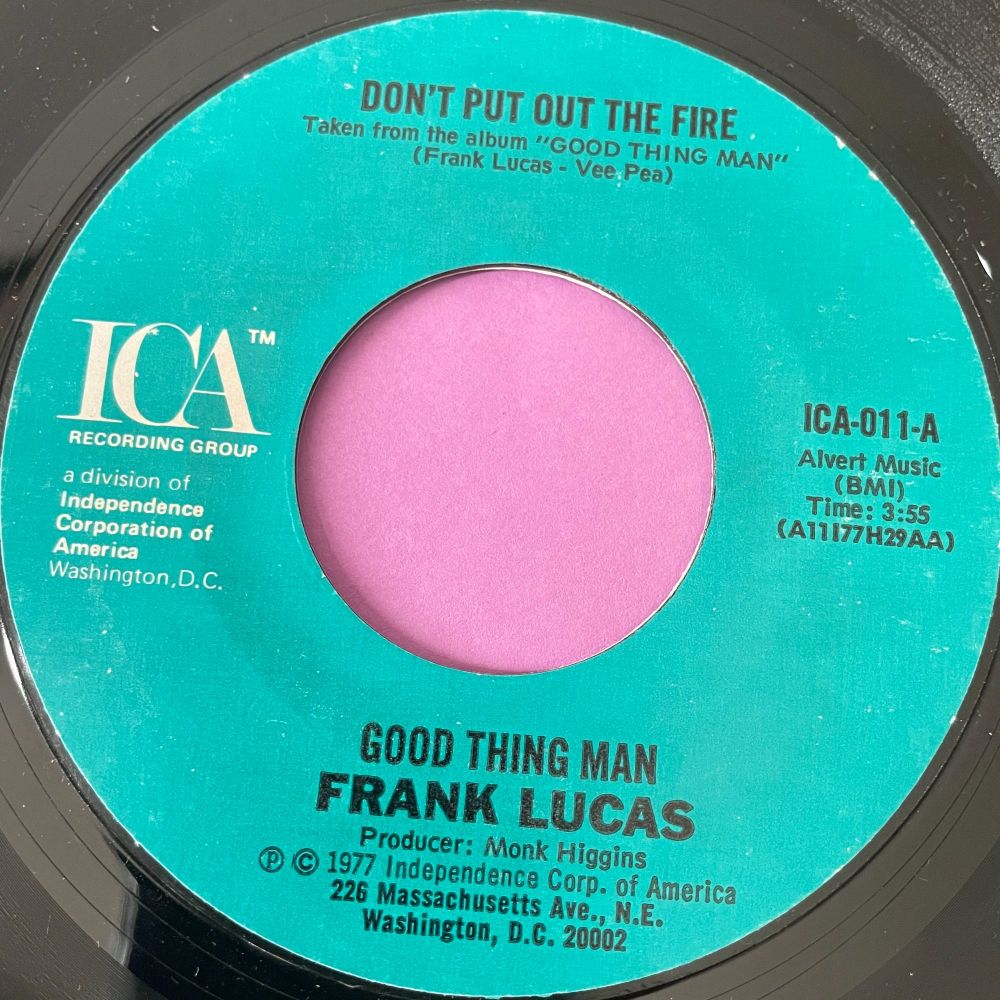 Frank Lucas-Don't put out the fire-ICA E+