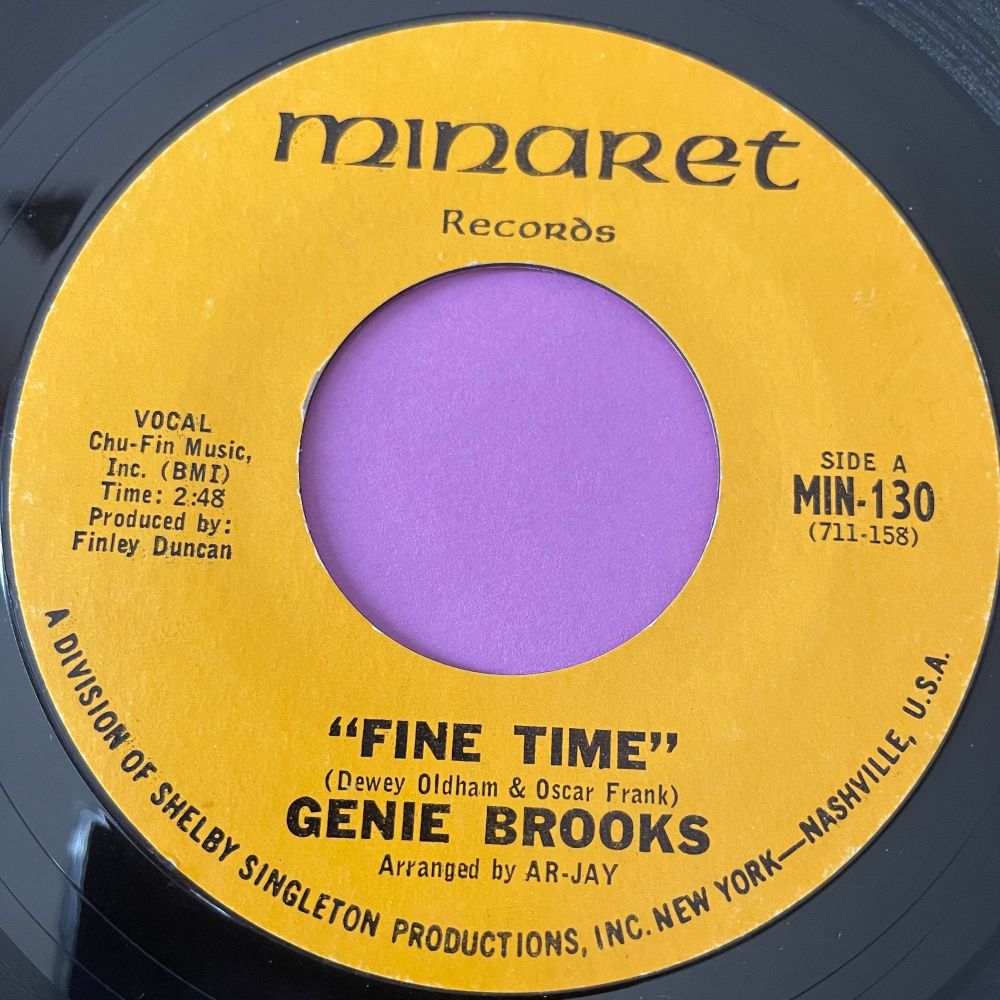 Genie Brooks-Fine time-Minaret vg+