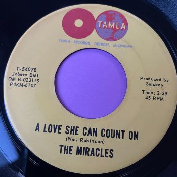 Miracles-A love she can count on-Tamla E+