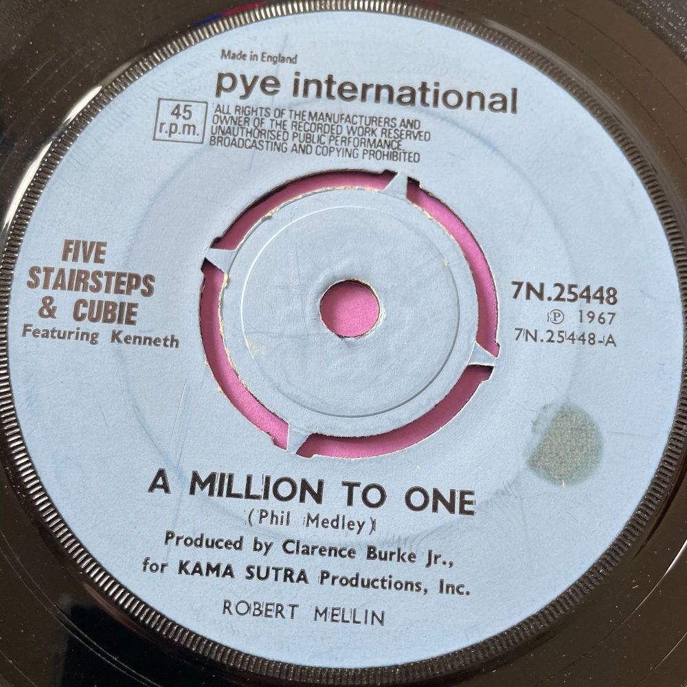 Five Stairsteps & Cubie-A million to one-UK Pye Int. E+
