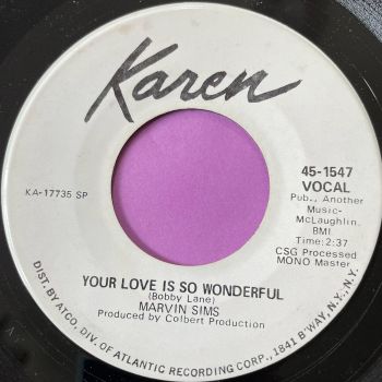 Marvin Sims-Your love is wonderful-Karen WD E+