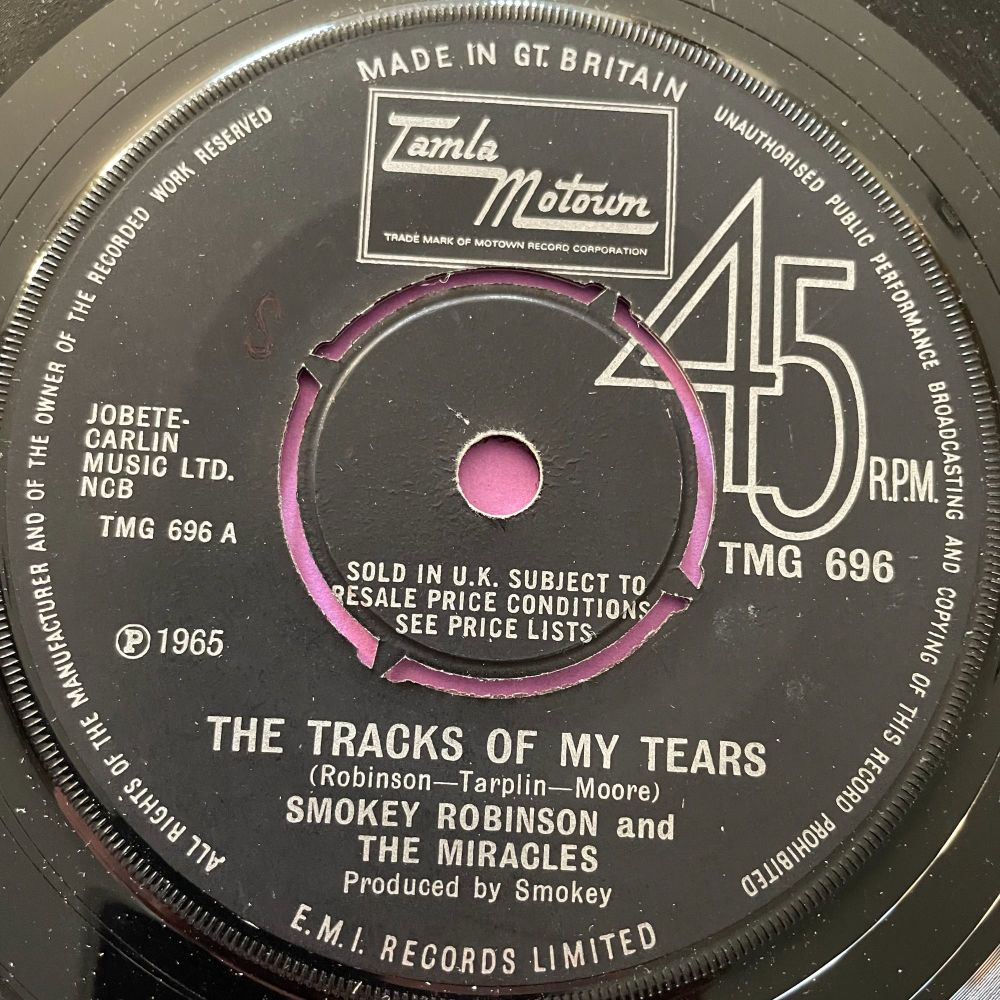 Miracles-The tracks of my tears-TMG 696 E
