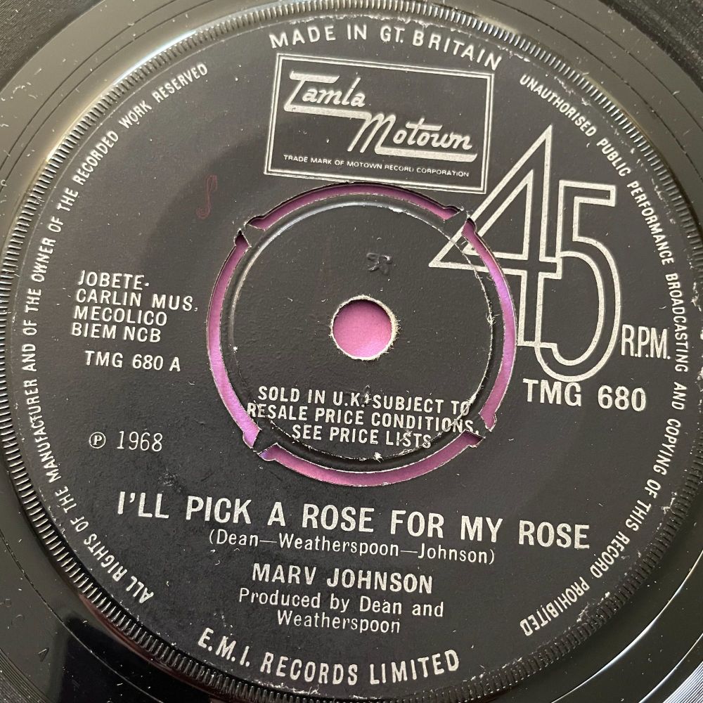 Marv Johnson-I'll pick a rose for my rose-TMG 680 E+