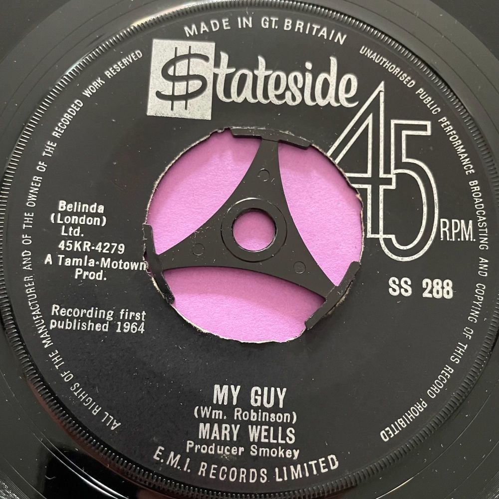 Mary Wells-My guy-UK Stateside noc vg+