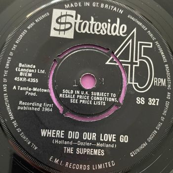 Supremes-Where did our love go-UK Stateside vg+