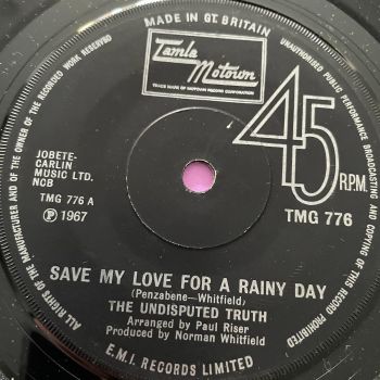 Undisputed Truth-Save my love for a rainy day-TMG 776 E+