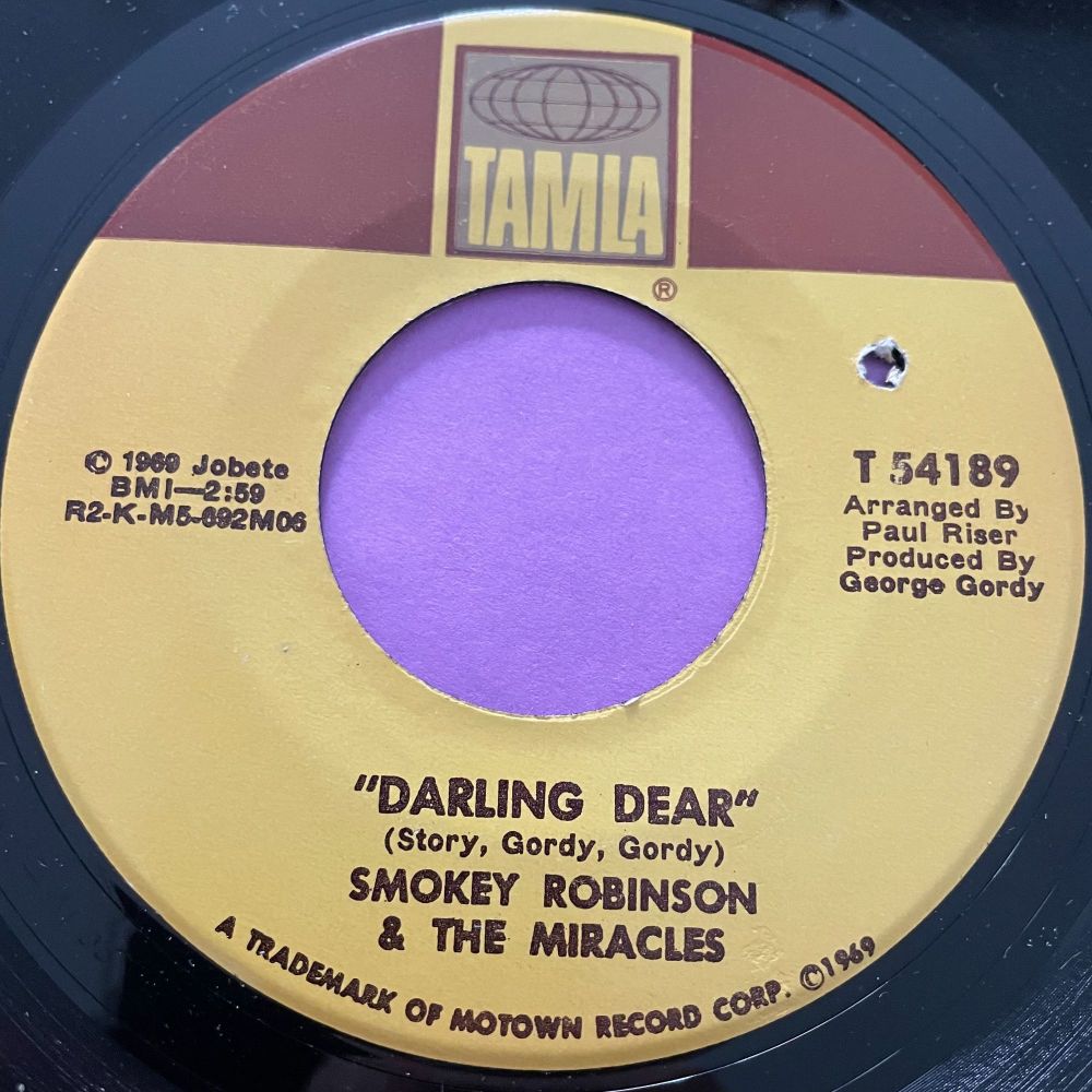 Smokey Robinson-Darling dear-Tamla E+