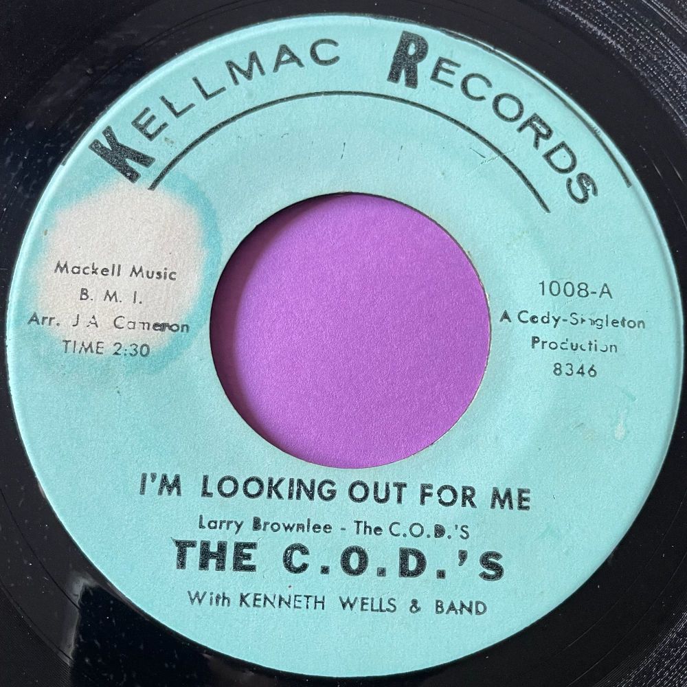 C.O.D's- I'm looking out for me-Kellmac E