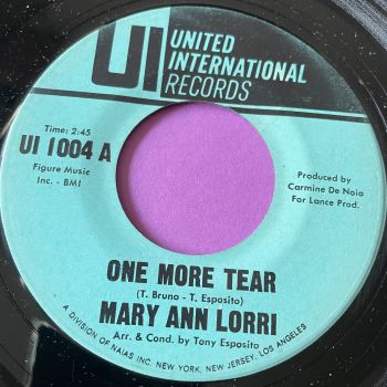 Mary Ann Lorri-One more tear-United Int. E+