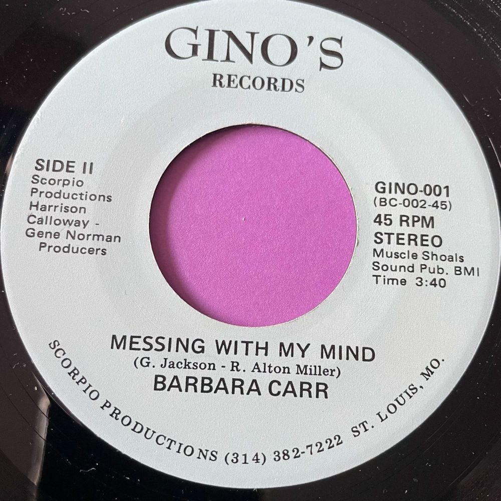 Barbara Carr-Messing with my mind-Gino's E+