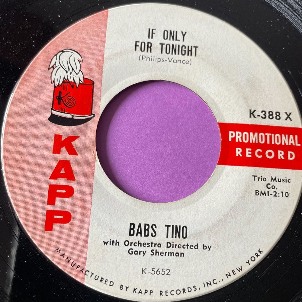 Babs Tino-If only for tonight-Kapp E+