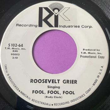 Roosvelt Grier-Fool, fool, fool-Rik WD M-