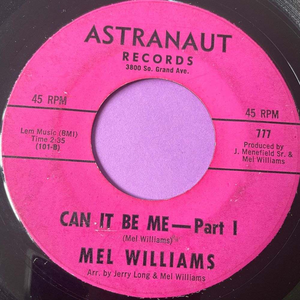 Mel Williams-Can it be me-Astranaut vg