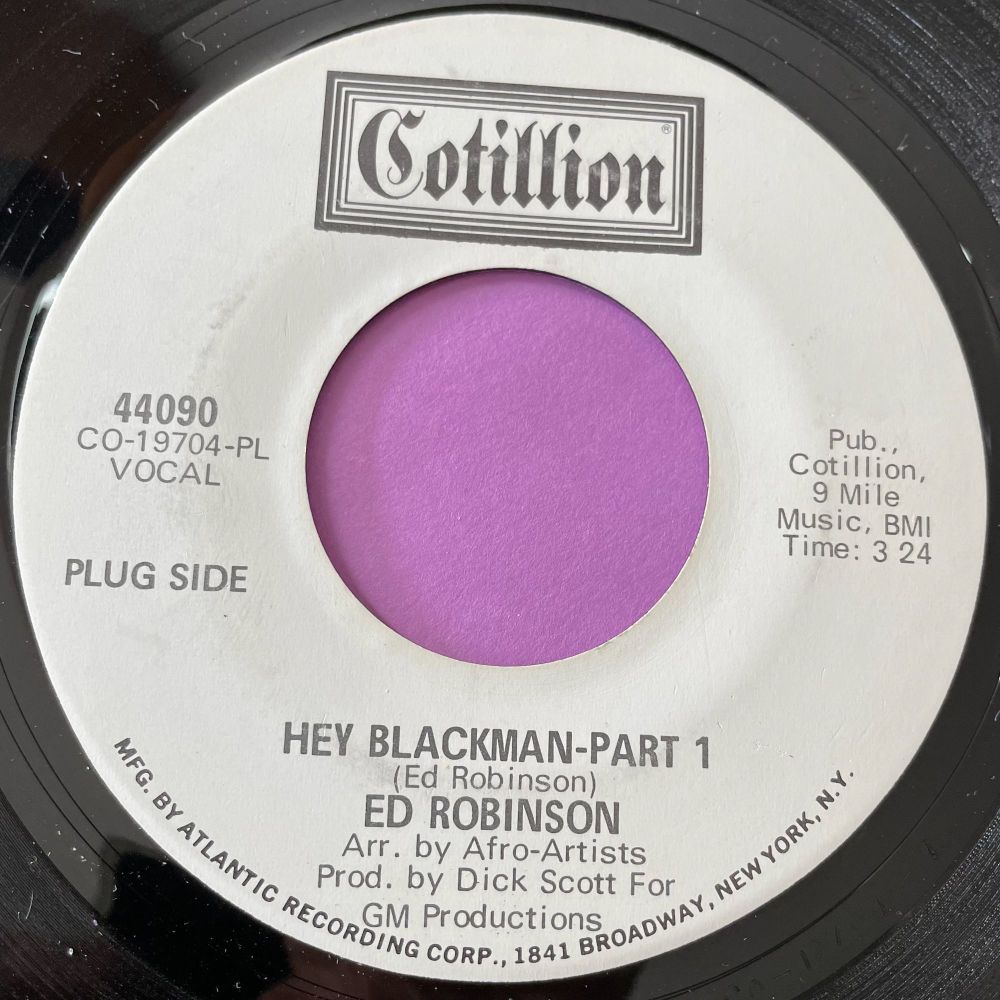Ed Robinson-Hey Blackman-Part 1-Cotillion WD E+