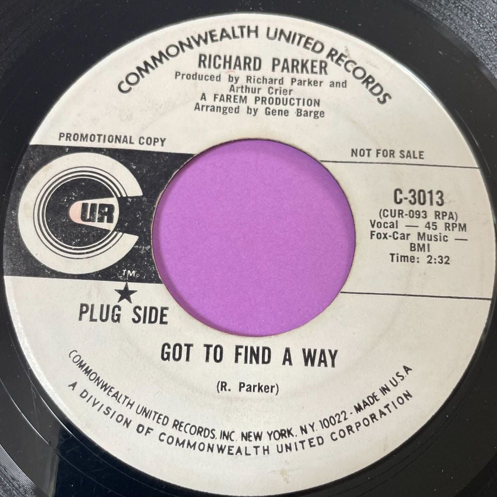 Richard Parker-Got to find a way-Commonwealth WD E+