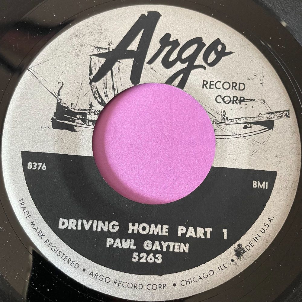 Paul Gayten-Driving home Part 1-Argo E