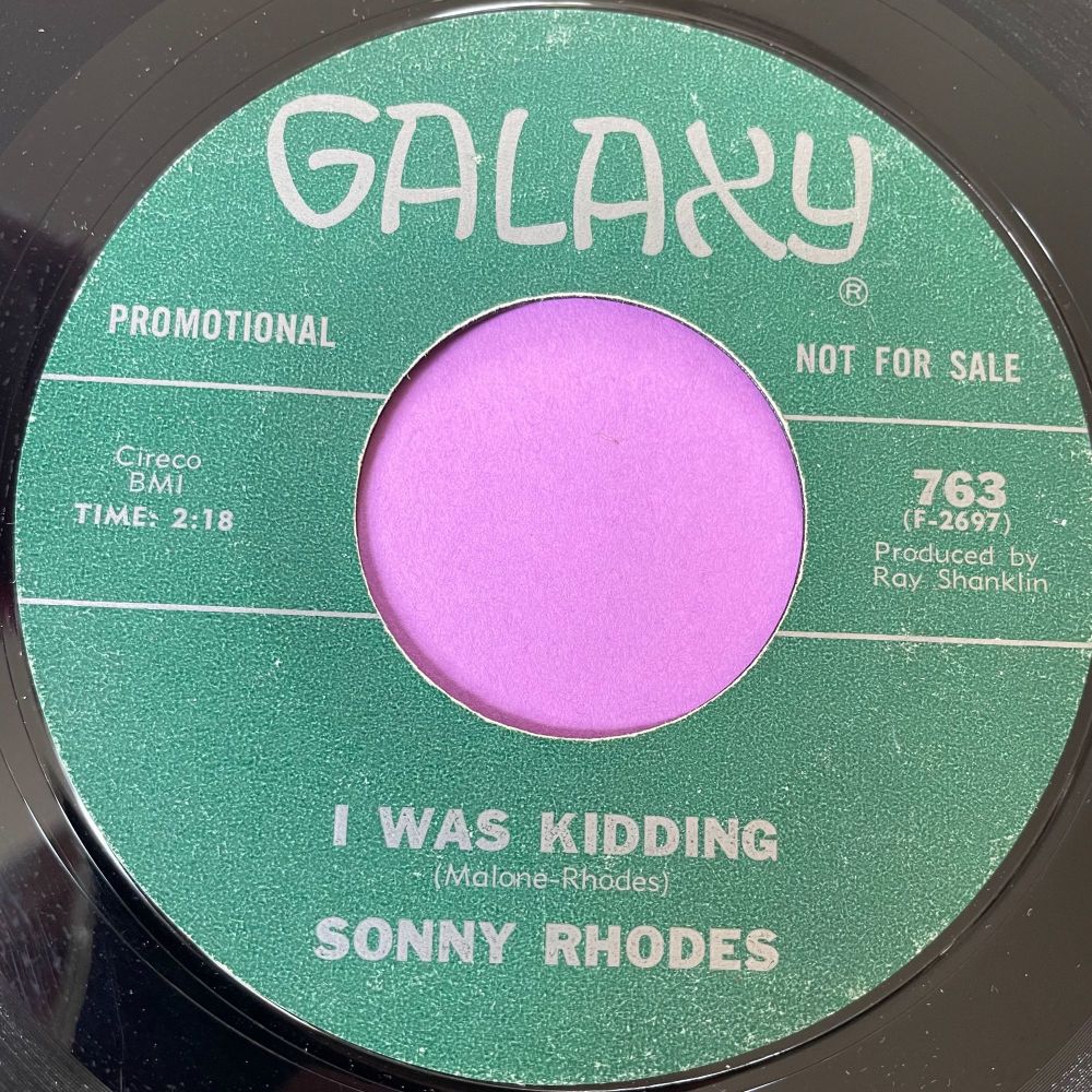 Sonny Rhodes-I was kidding-Galaxy E+