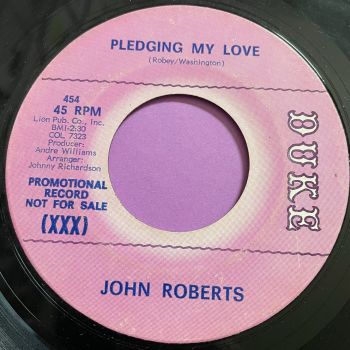 John Roberts-Pledging my love-Duke Demo vg+