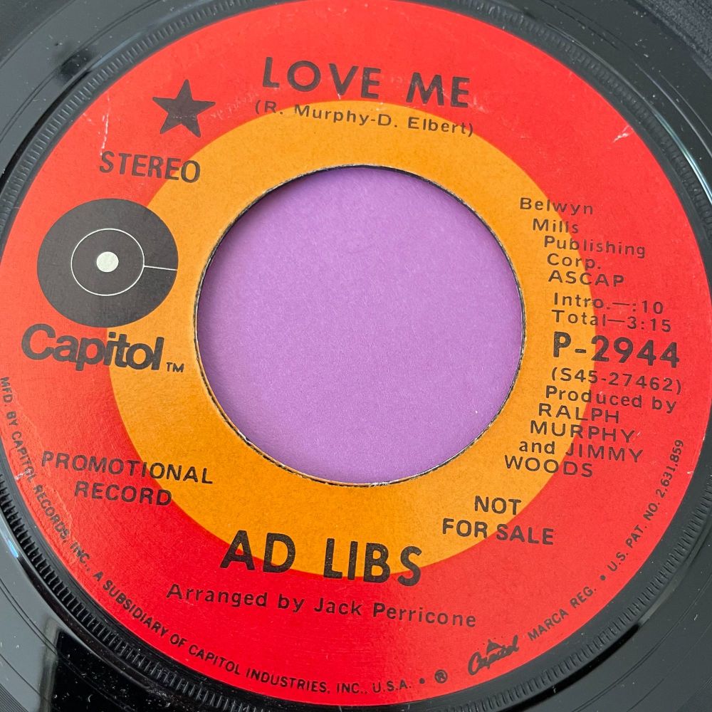Ad Libs-Love me-Capitol E+