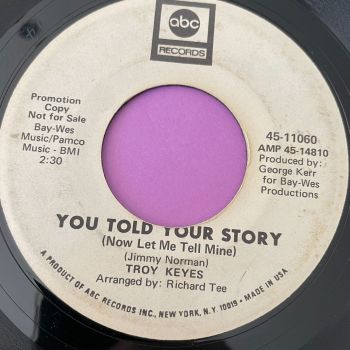 Troy Keyes-You told your story-ABC WD E