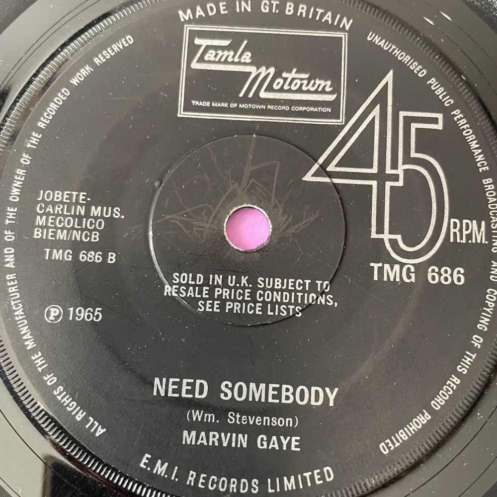 Marvin Gaye-Need Somebody-TMG 686 vg+